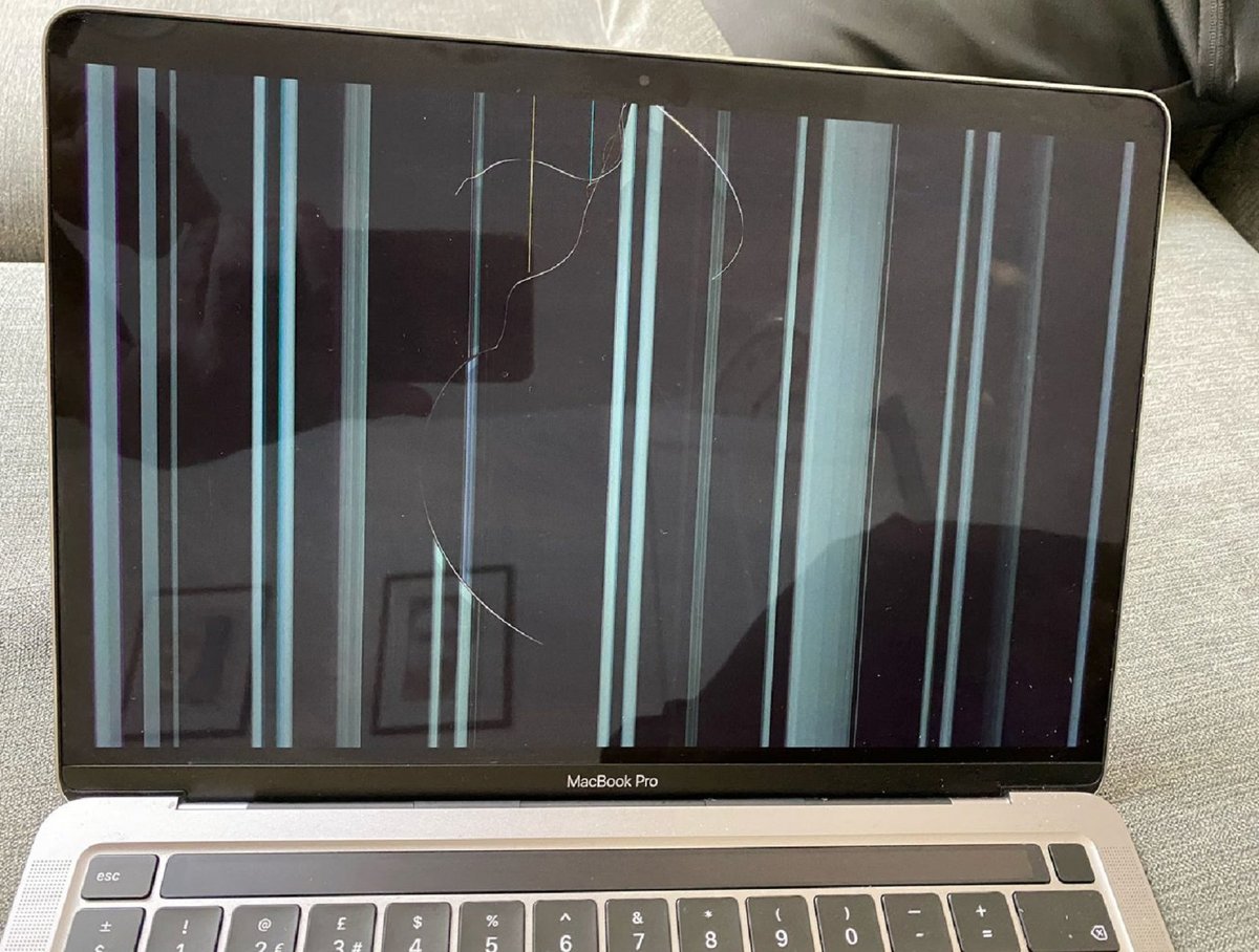 MacBook écran cassé 1