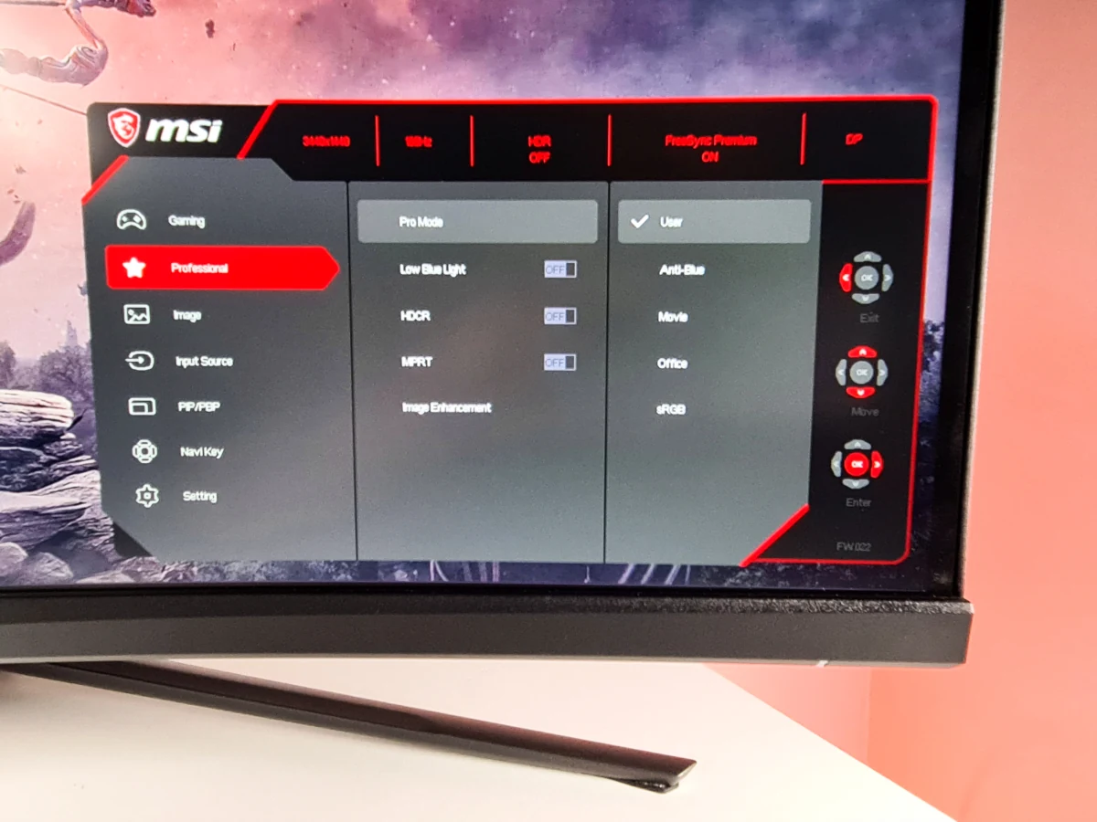 MSI MPG ARTYMIS 343CQR FreeSync (dalle incurvée) - Ecran PC - Top Achat