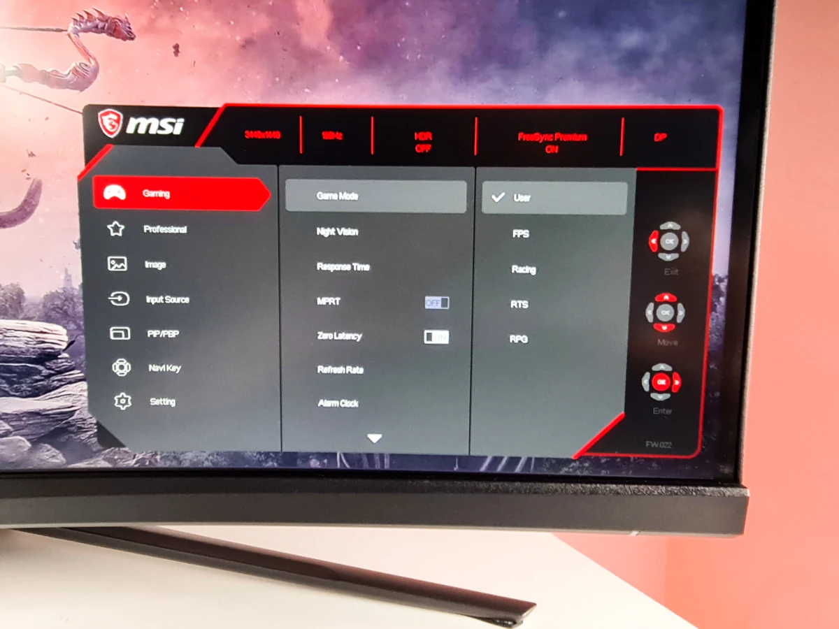 Test MSI MPG Artymis 343CQR_5 © Matthieu Legouge