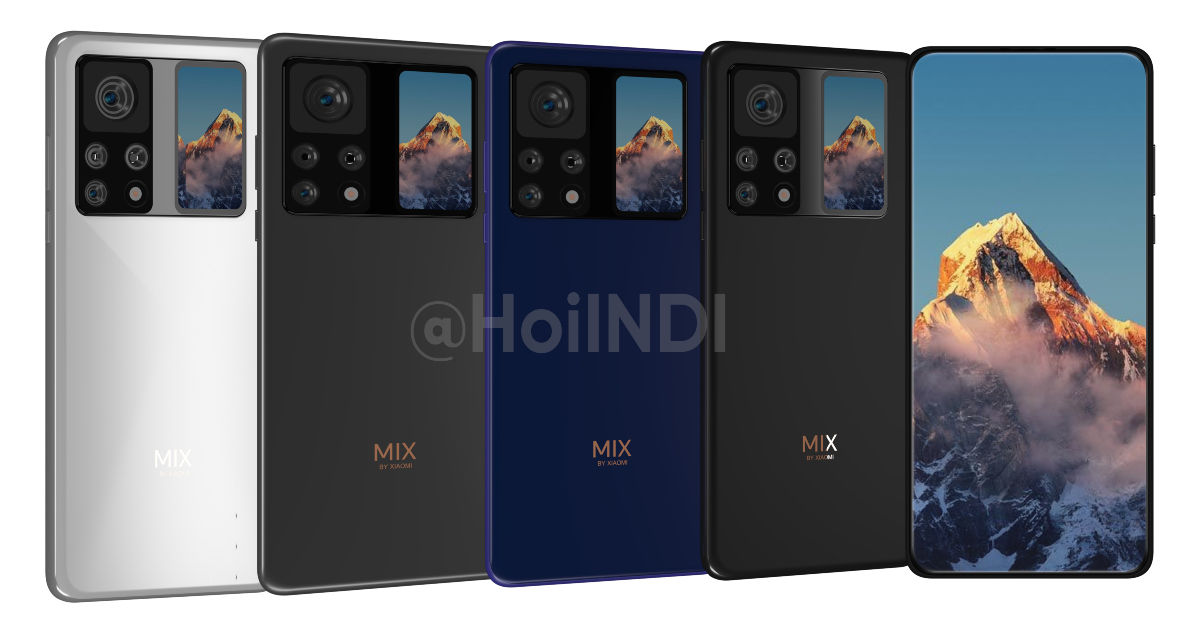 Le Xiaomi Mi Mix 4 se montre en images et cacherait sa caméra avant au beau milieu de l'écran