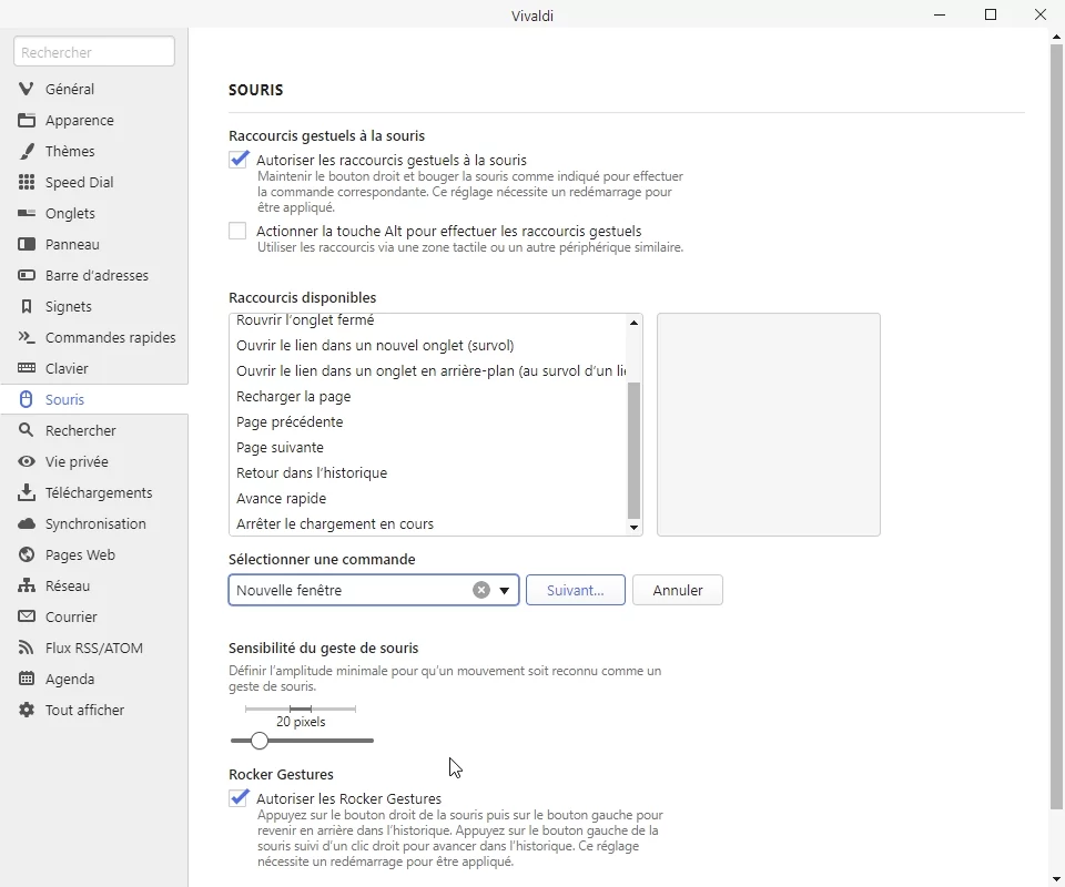 Vivaldi install © Capture d'écran