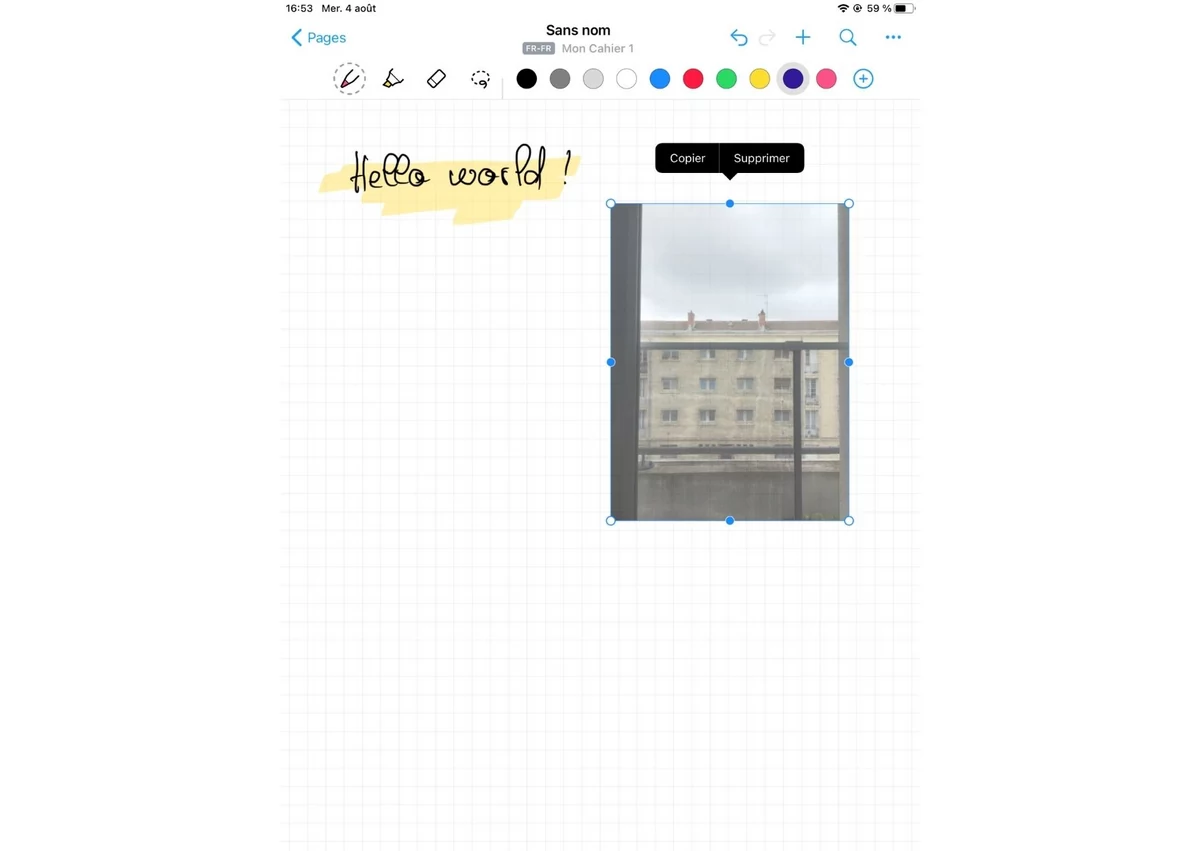 Nebo screen 2