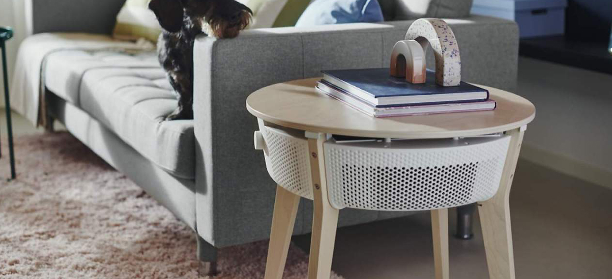 IKEA commercialise un purificateur d'air connecté et intelligent au design étonnant