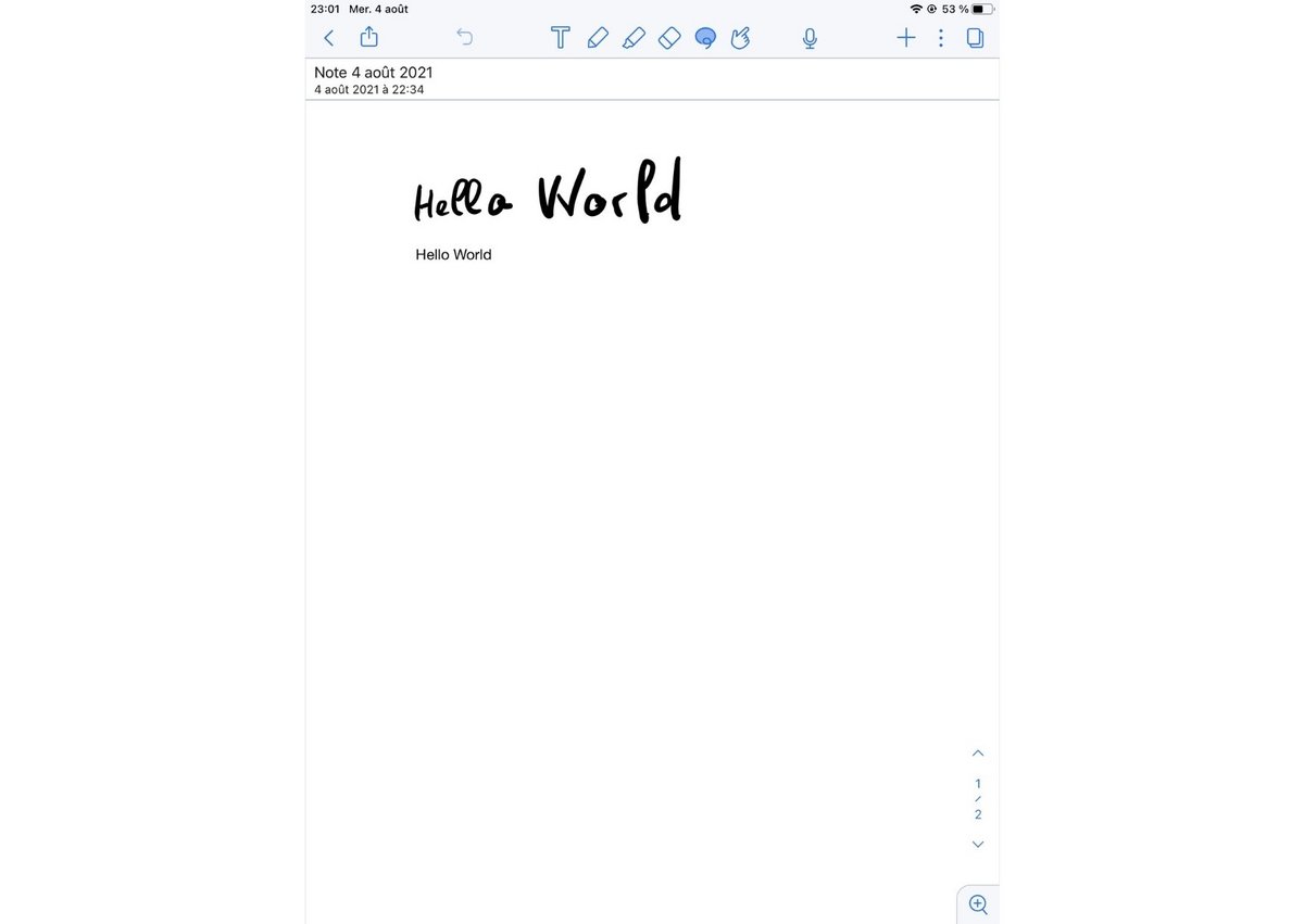 Notability Screen 1