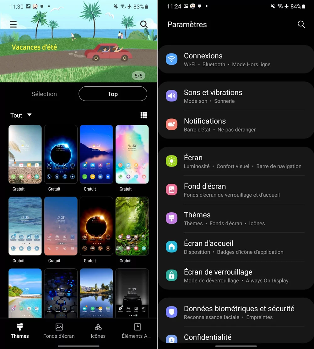 interface galaxy a22 4g
