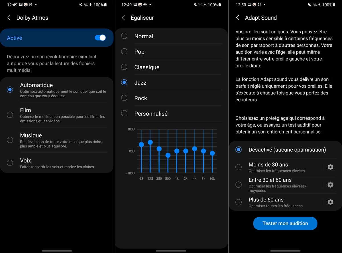 audio samsung galaxy a22