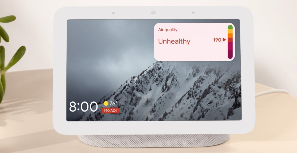 Google home 2024 hub aux