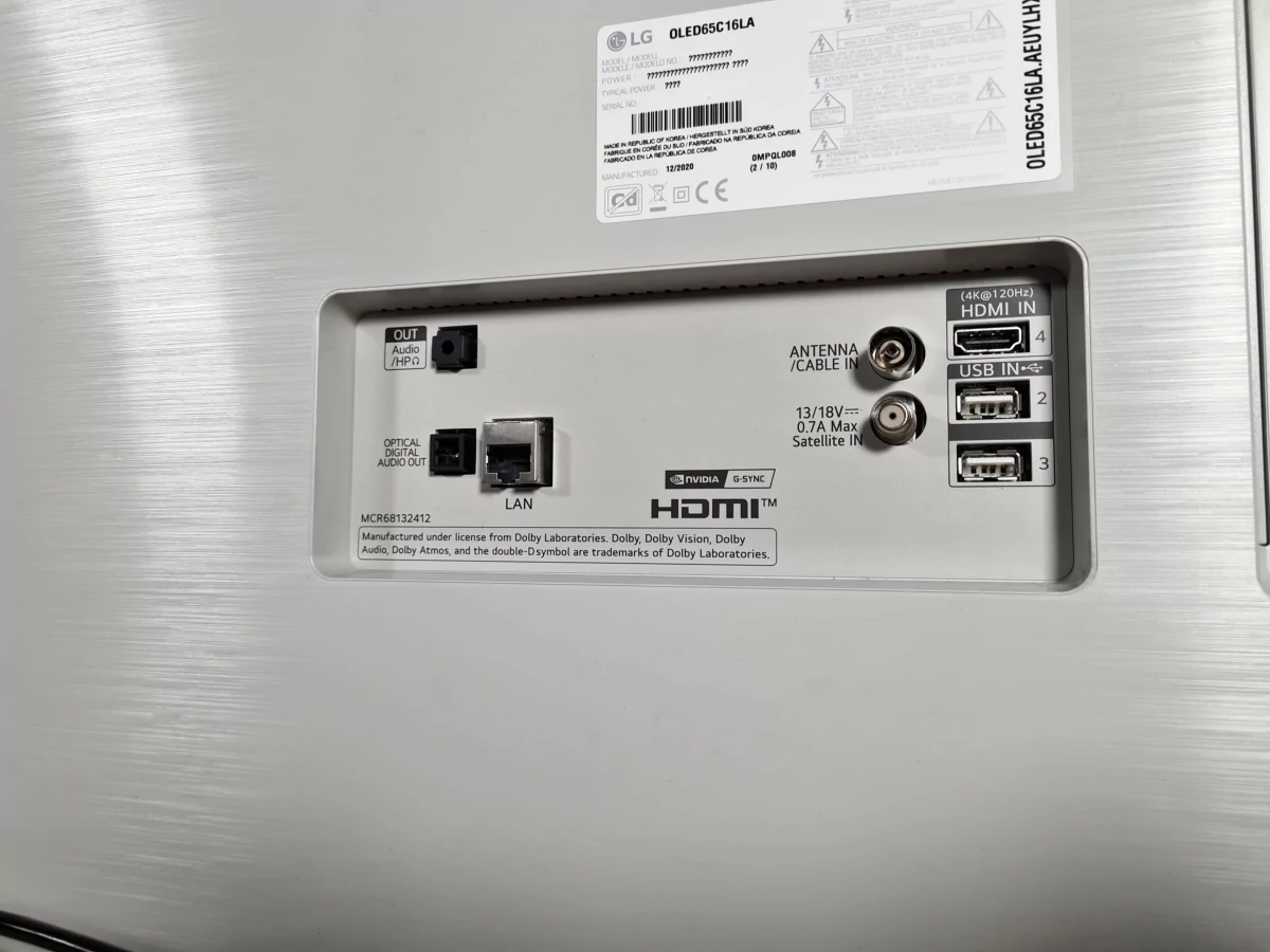 Test LG OLED65C1_9 © Matthieu Legouge