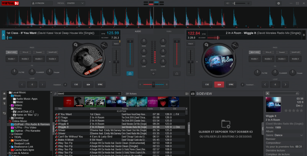 Virtual DJ screen 2
