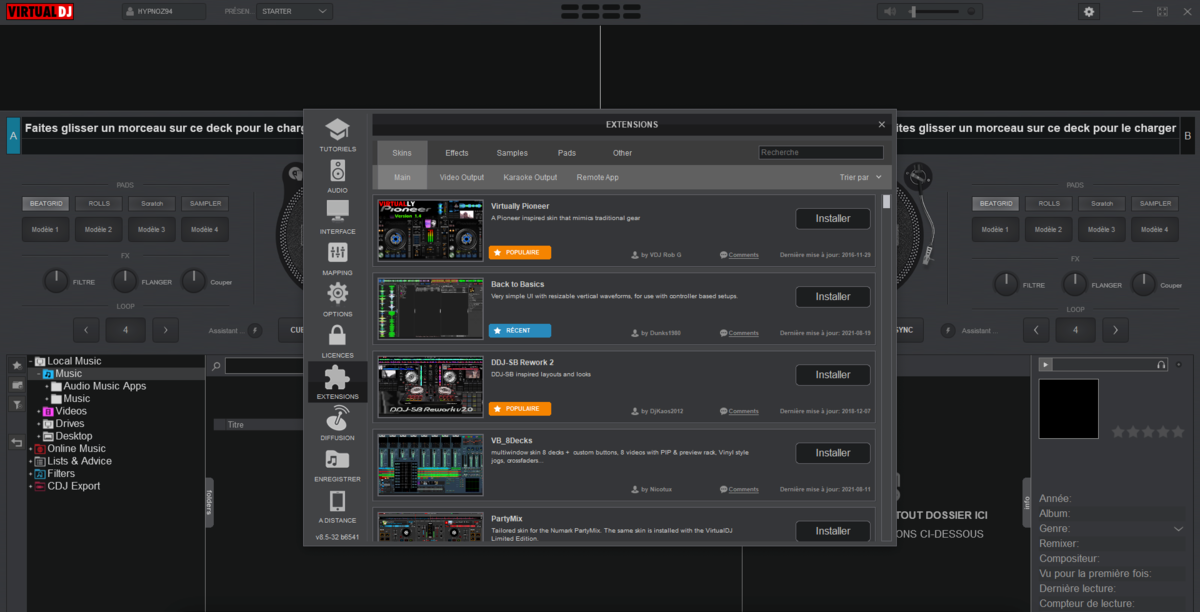 Virtual DJ Screen 3