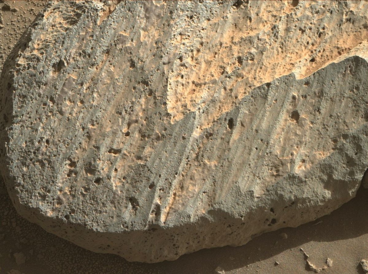 Certaines roches sont évidemment plus complexes que d&#039;autres... Crédits NASA/JPL-Caltech