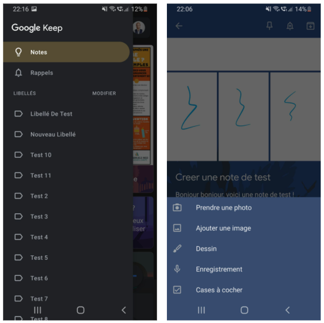 Google Keep Notes (2*)