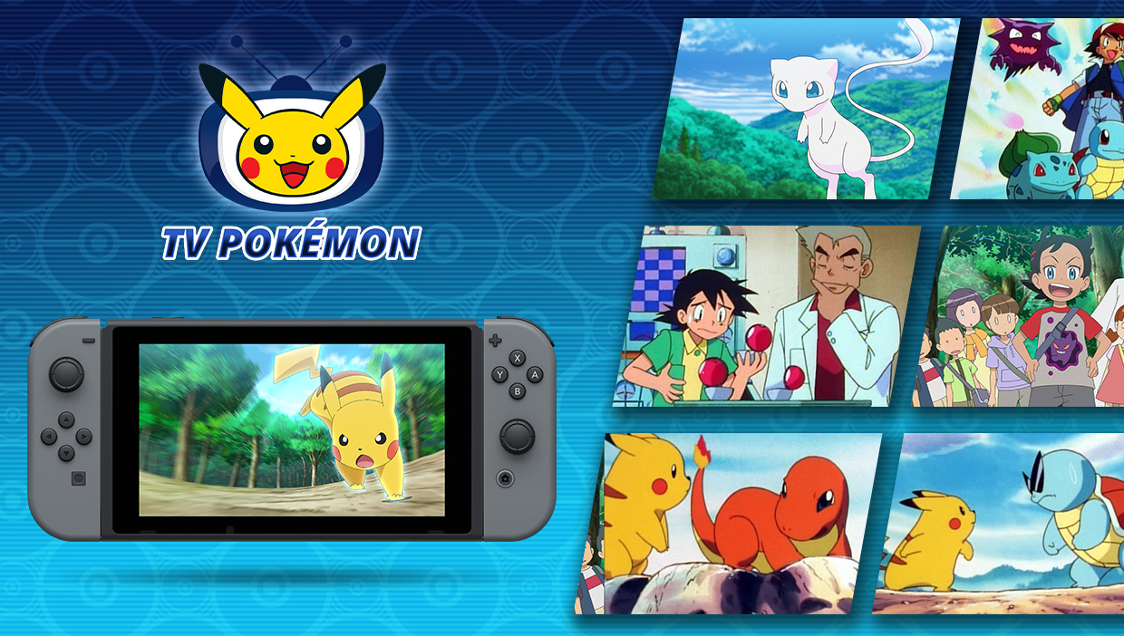 TV Pokémon, une appli gratuite permettant de regarder la série animée, est disponible sur Switch