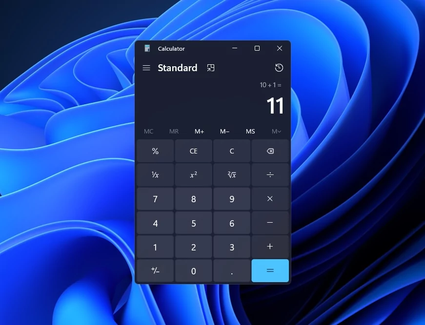Windows 11 Calcultatrice © Windows Latest