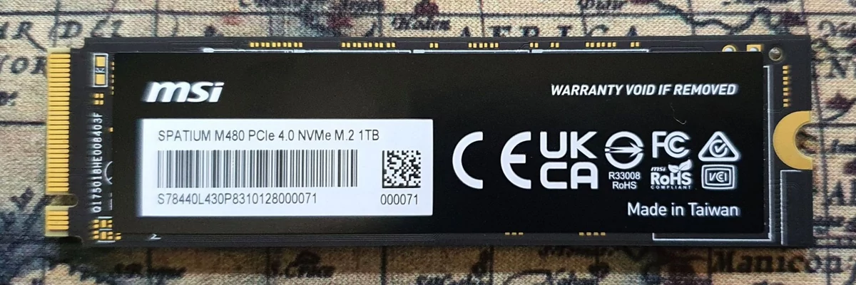 MSI Spatium M480 © MSI