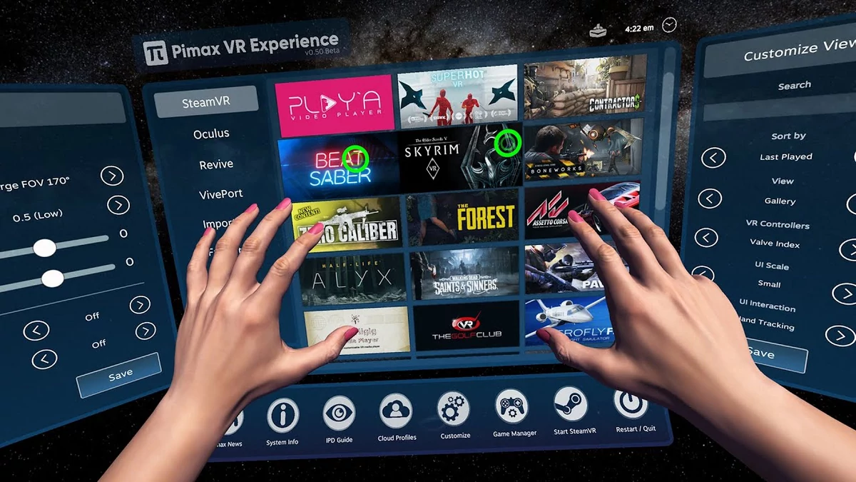 Pimax Experience Home © Pimax