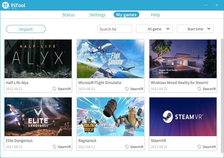 Pimax PiTool © Nerces