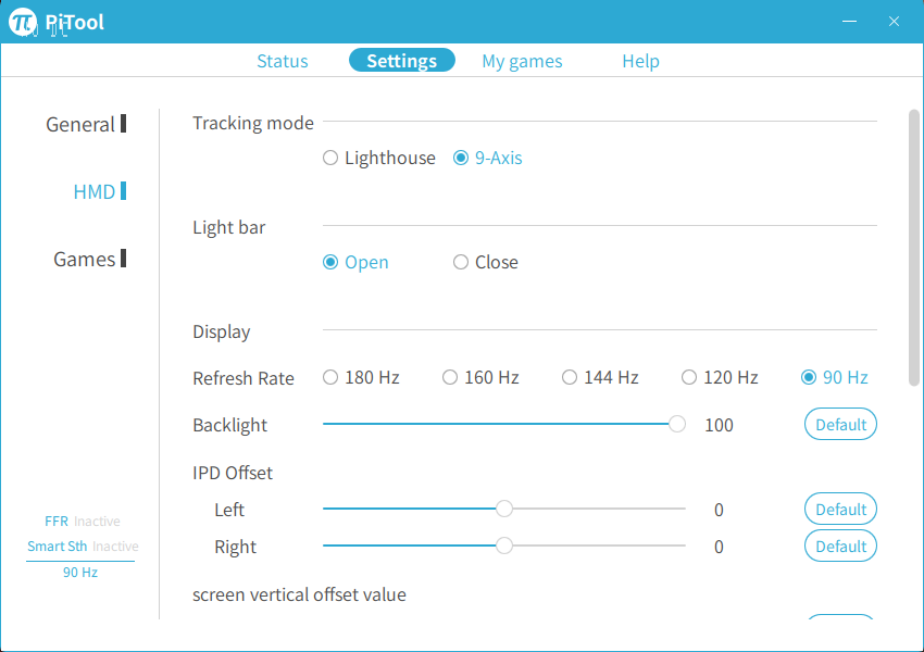 Pimax PiTool © Nerces
