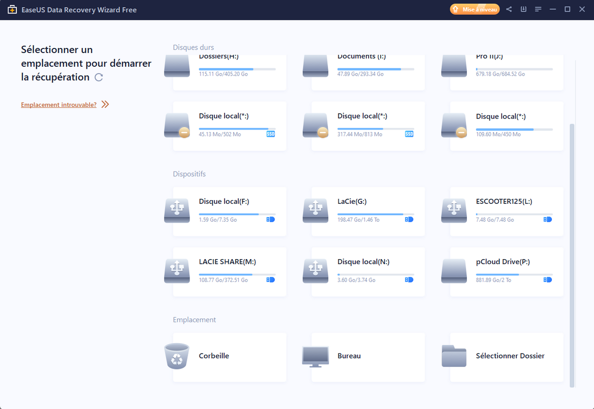 Easeus Data Recovery Wizard