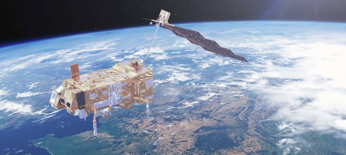 Le satellite météorologique METOP-C est équipé d'un système Argos. Crédits Eumetsat