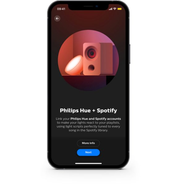 Intégration Spotify et Philips Hue © Philips