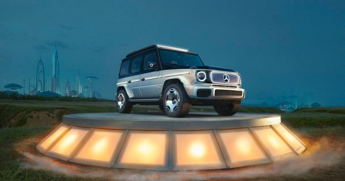 Mercedes-Benz dévoile son G-Wagen : un concept tout-terrain électrique luxueux