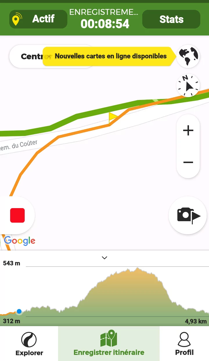 Wikiloc repérage © Wikiloc