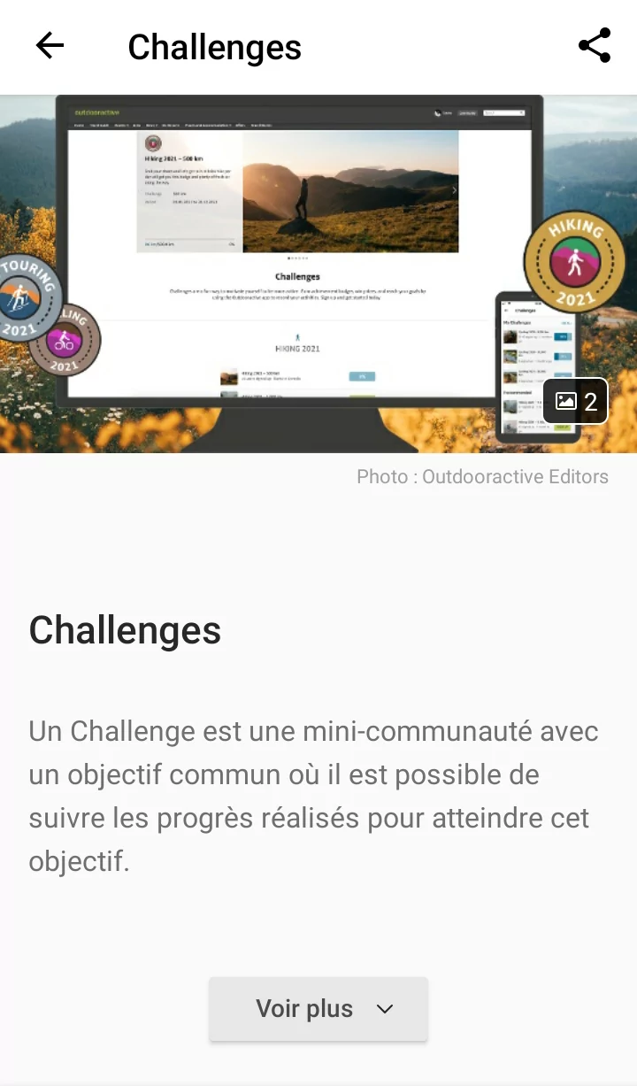 Outdooractive challenge © Outdooractive