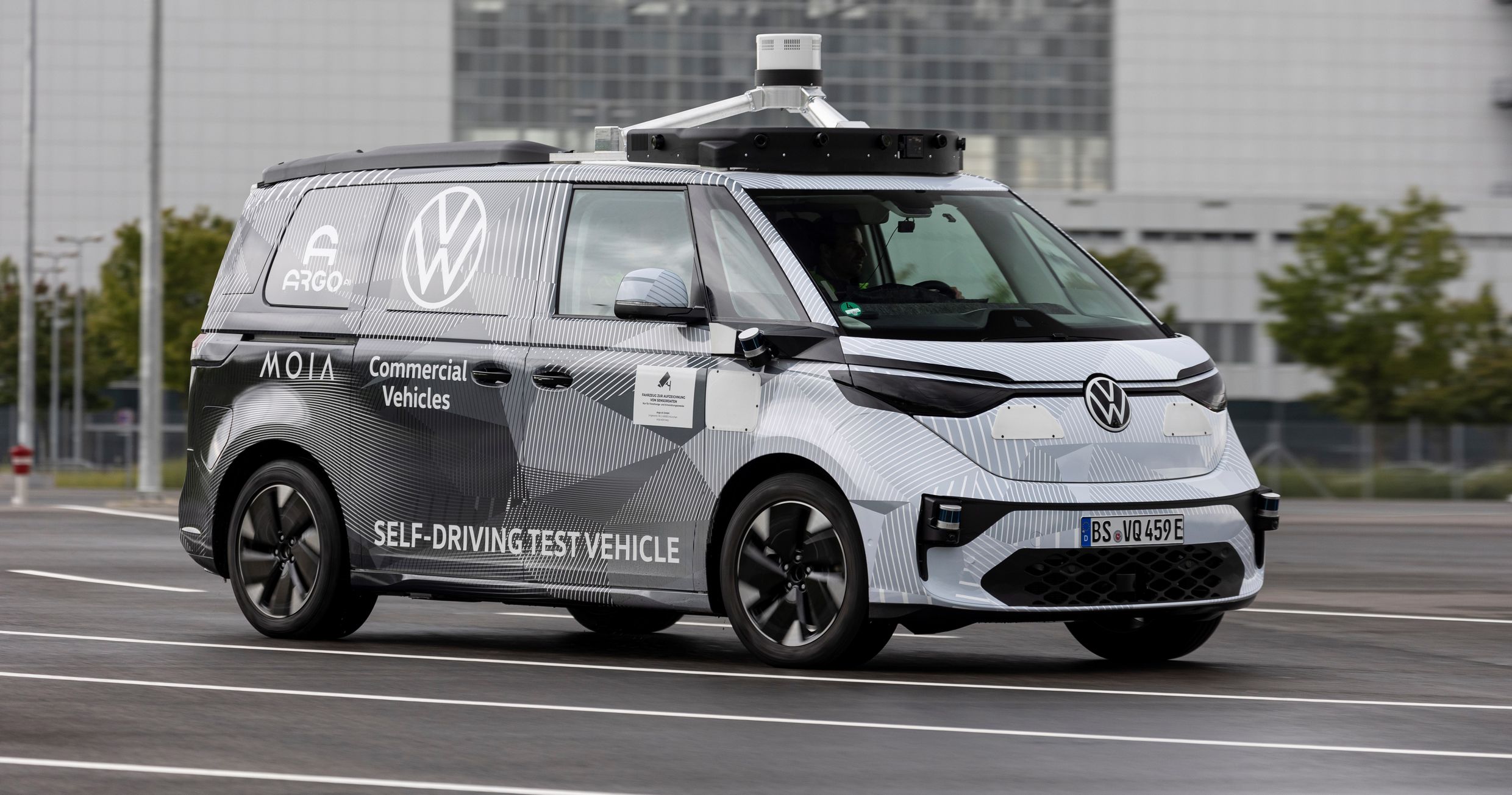 L'ID.Buzz de Volkswagen se montre à Munich dans une version autonome animée par Argo AI
