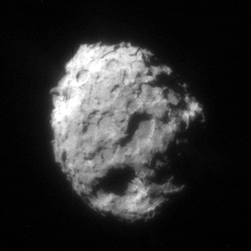 La comète Wild 2 vue par la mission Stardust. Crédits NASA