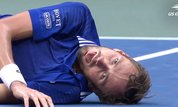 La célébration « façon FIFA » de Daniil Medvedev après sa victoire à l'US Open