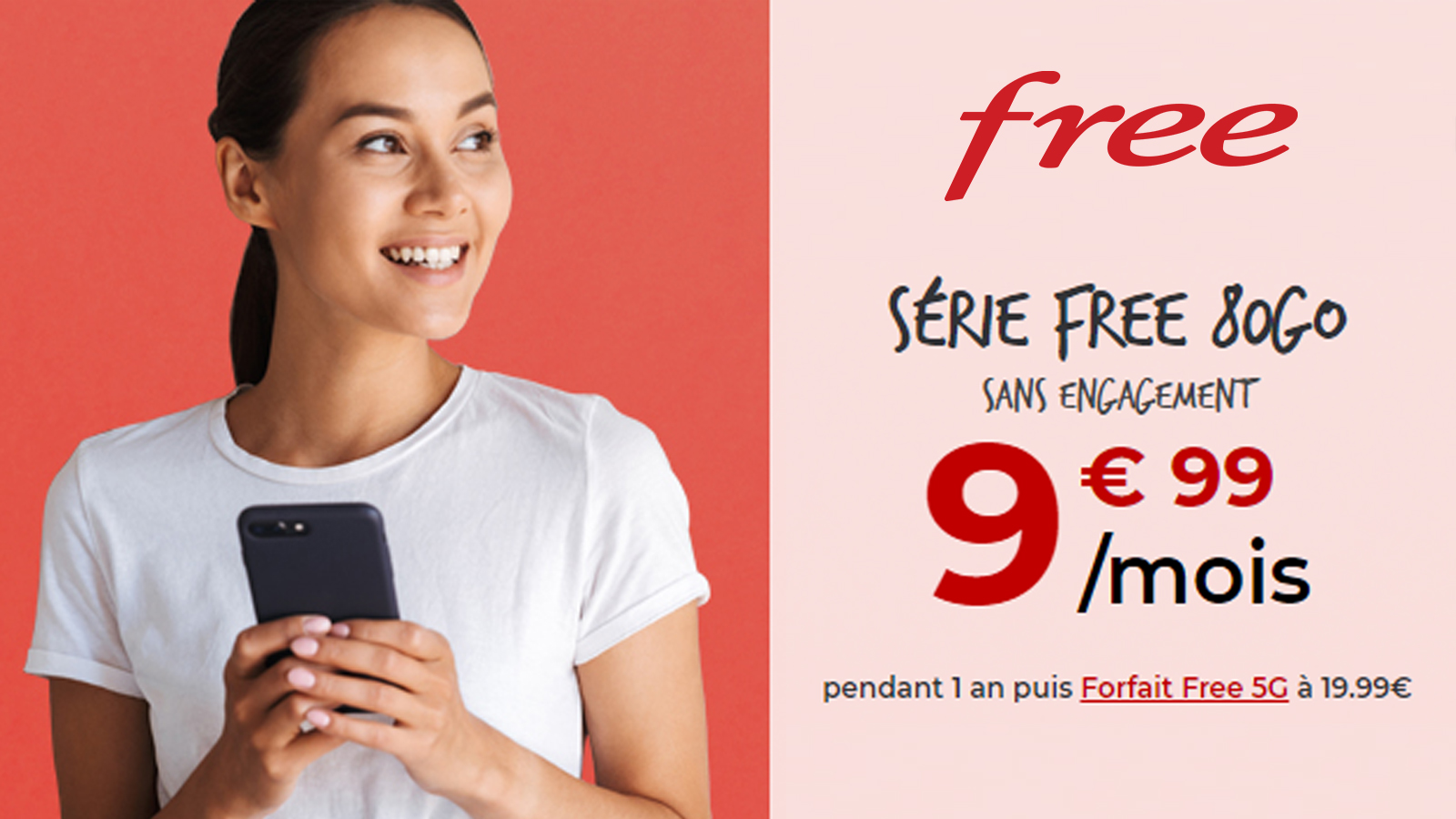Offre Free Mobile 8 99 à Vie Veepee Forfait Free 80Go à moins de 10€ : c'est la nouvelle offre de l'opérateur  pour la rentrée