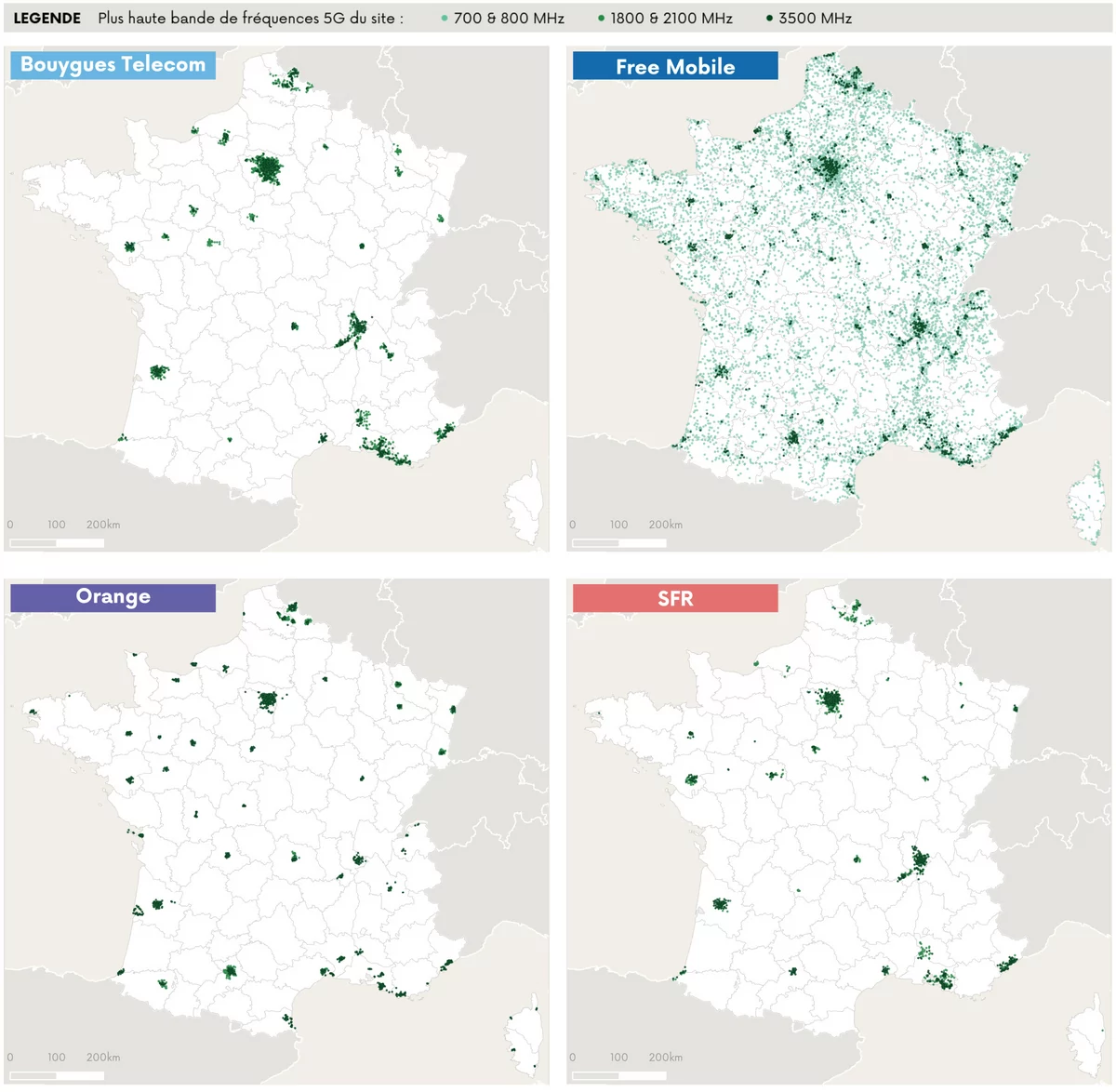 sites ouverts 5G S1 2021
