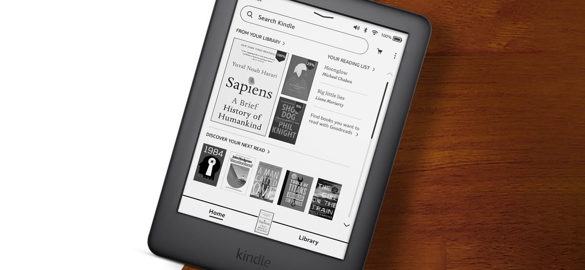 Mise à jour interface Kindle © Amazon