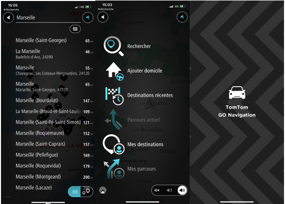 Découverte de l'application