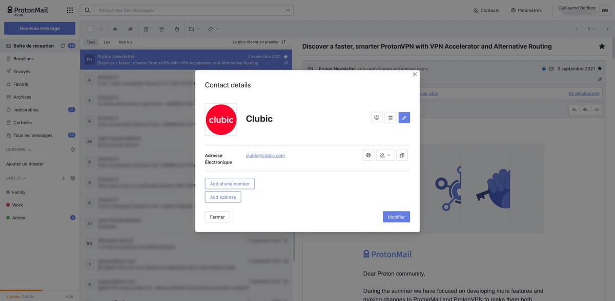 Avis Protonmail