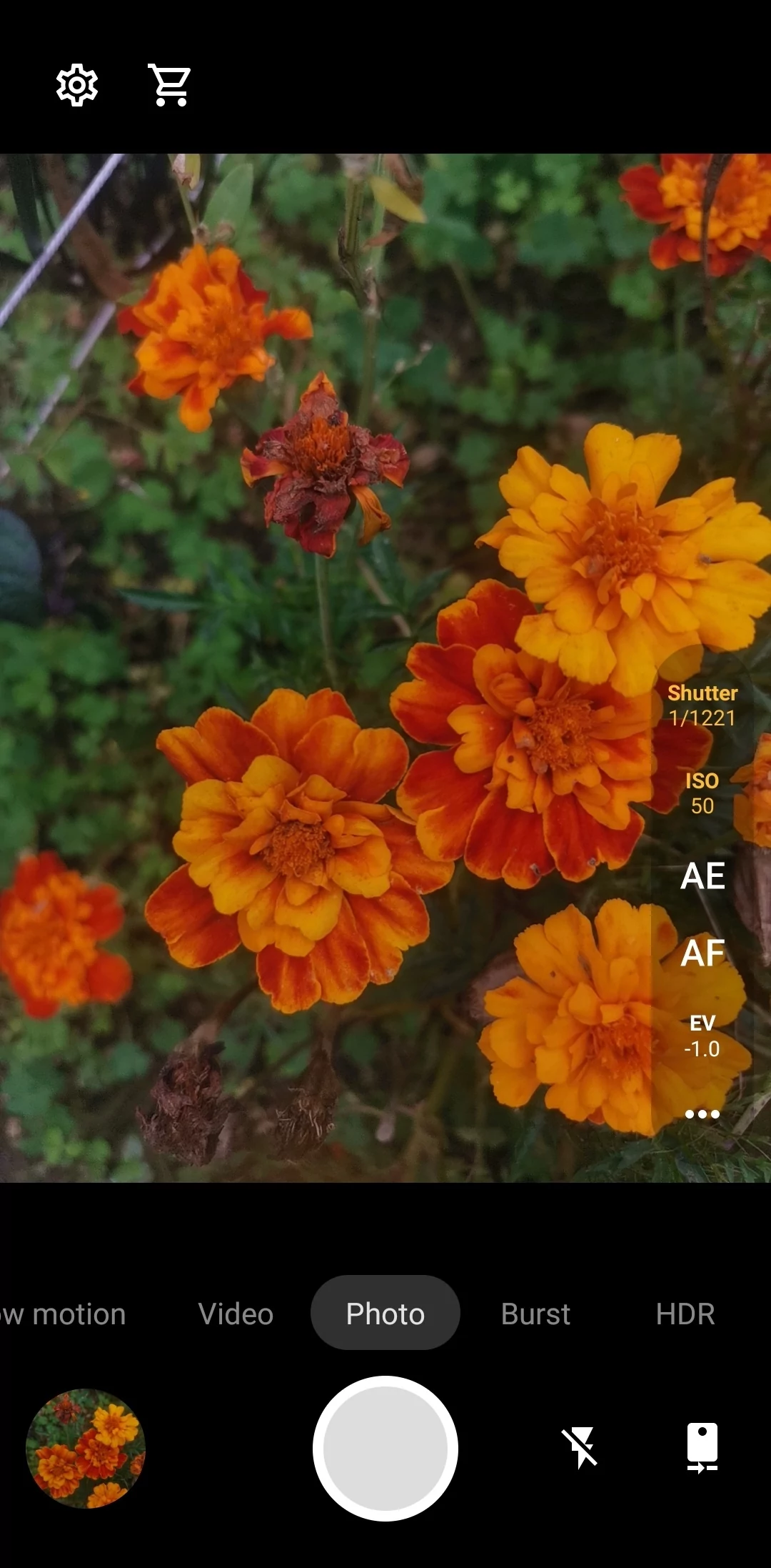 FooteJ Camera screenshot © Lola Gréco pour Clubic