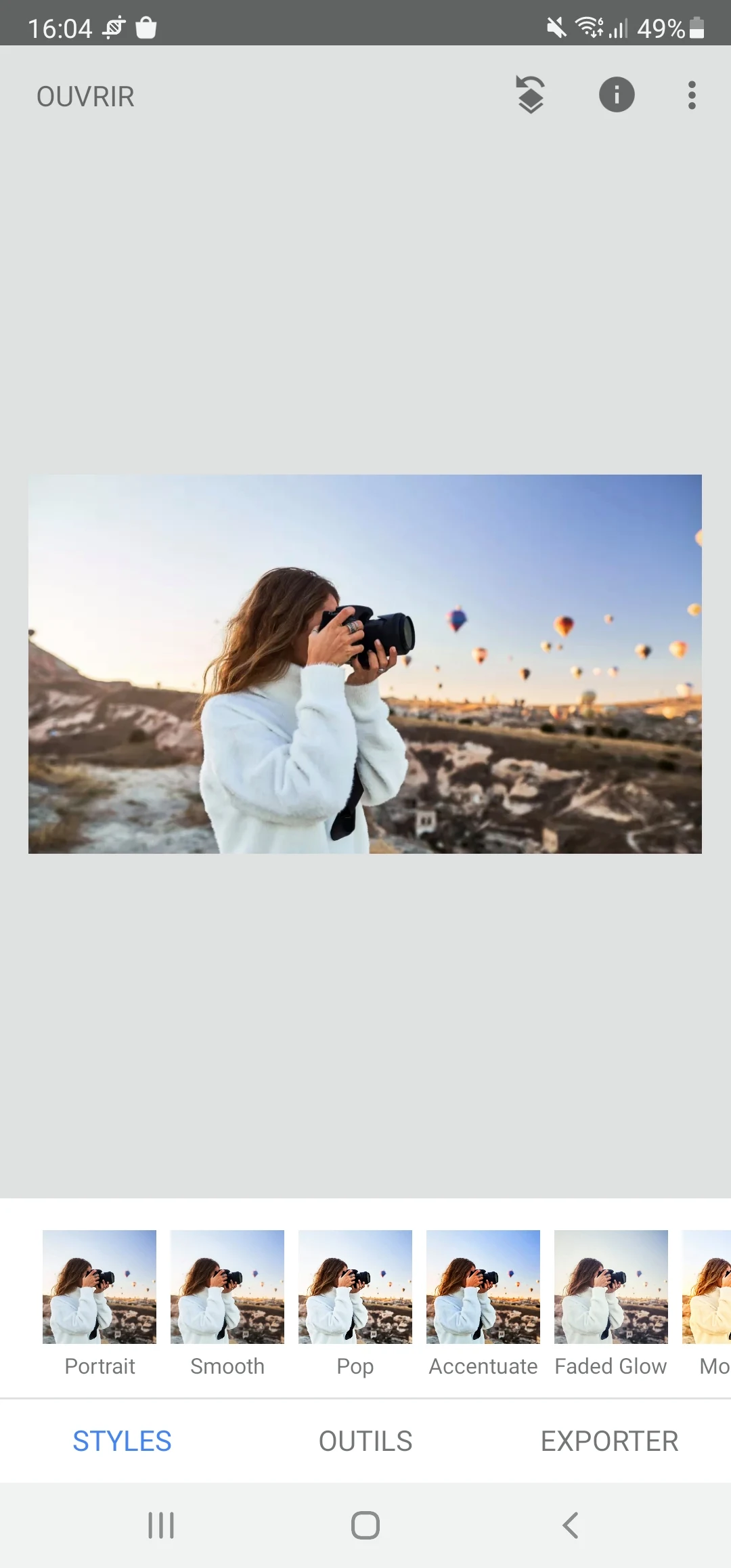 Snapseed © Mathieu Grumiaux pour Clubic