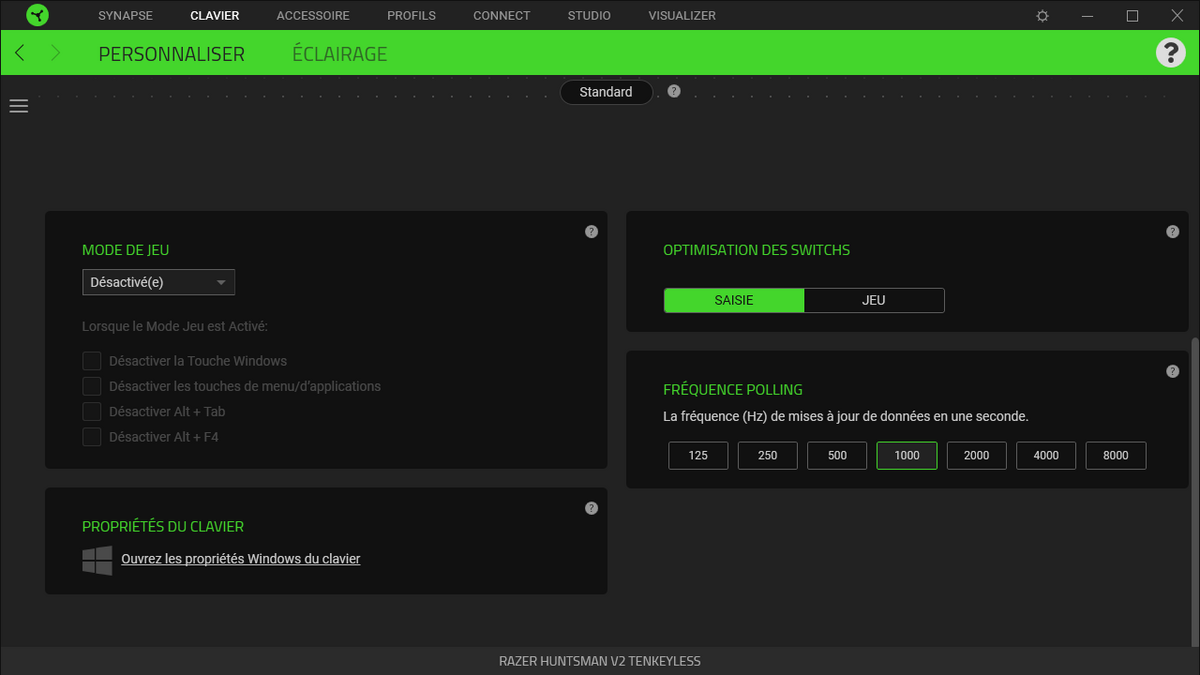 Razer Huntsman V2 Tenkeyless © Nerces