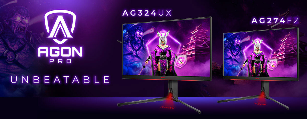 AGON (AOC) annonce deux nouveaux écrans gamer, dont un 31 pouces, 4K 144 Hz