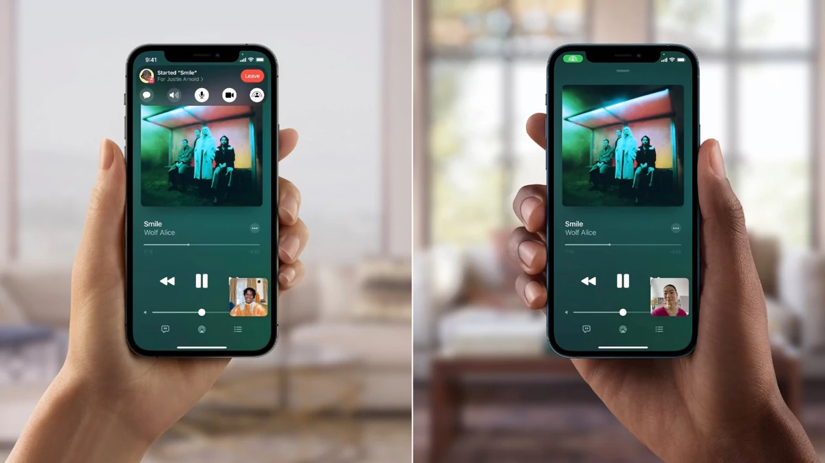 iOS 15 SharePlay © Apple