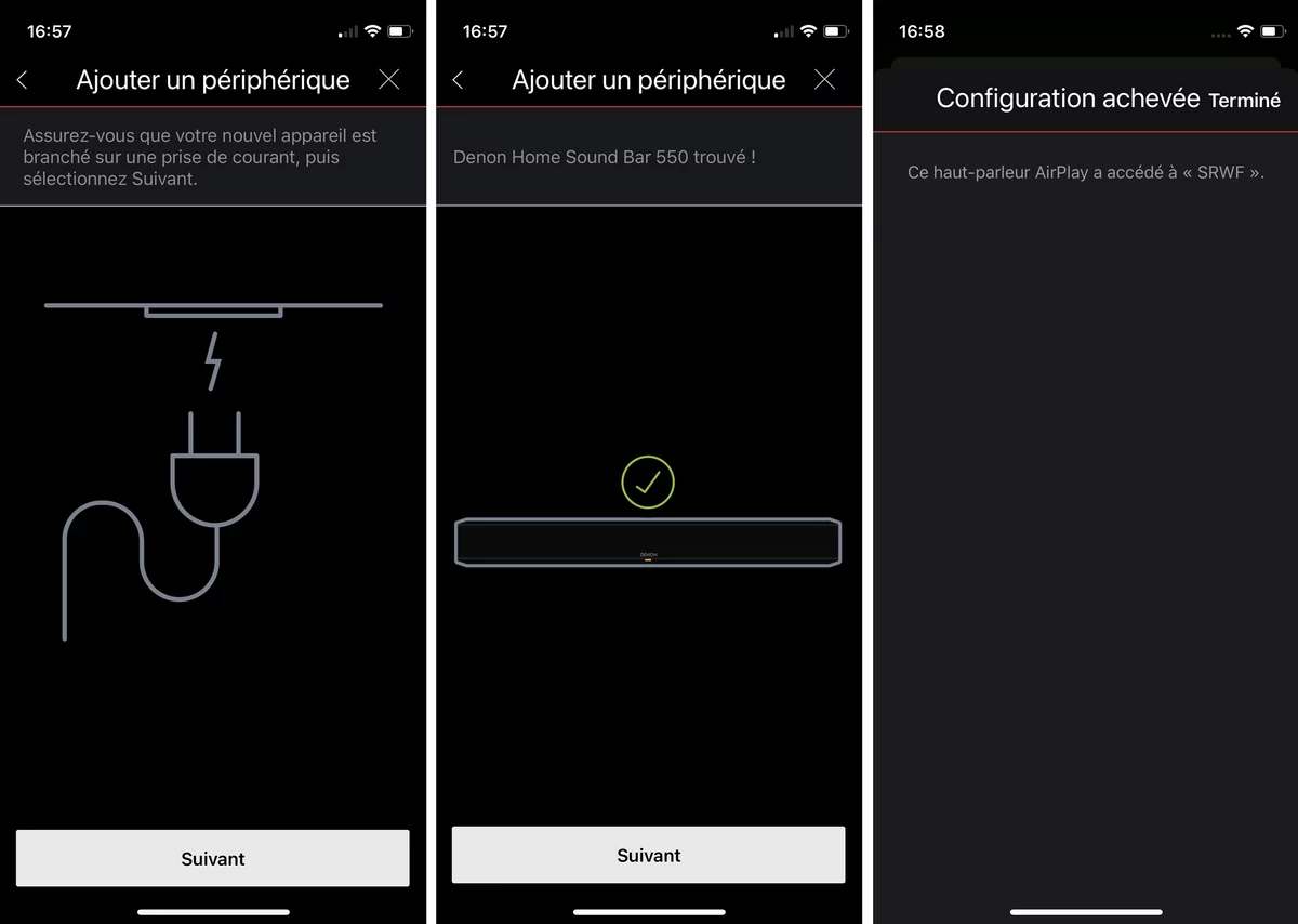 Test Denon Home 550 app installation
