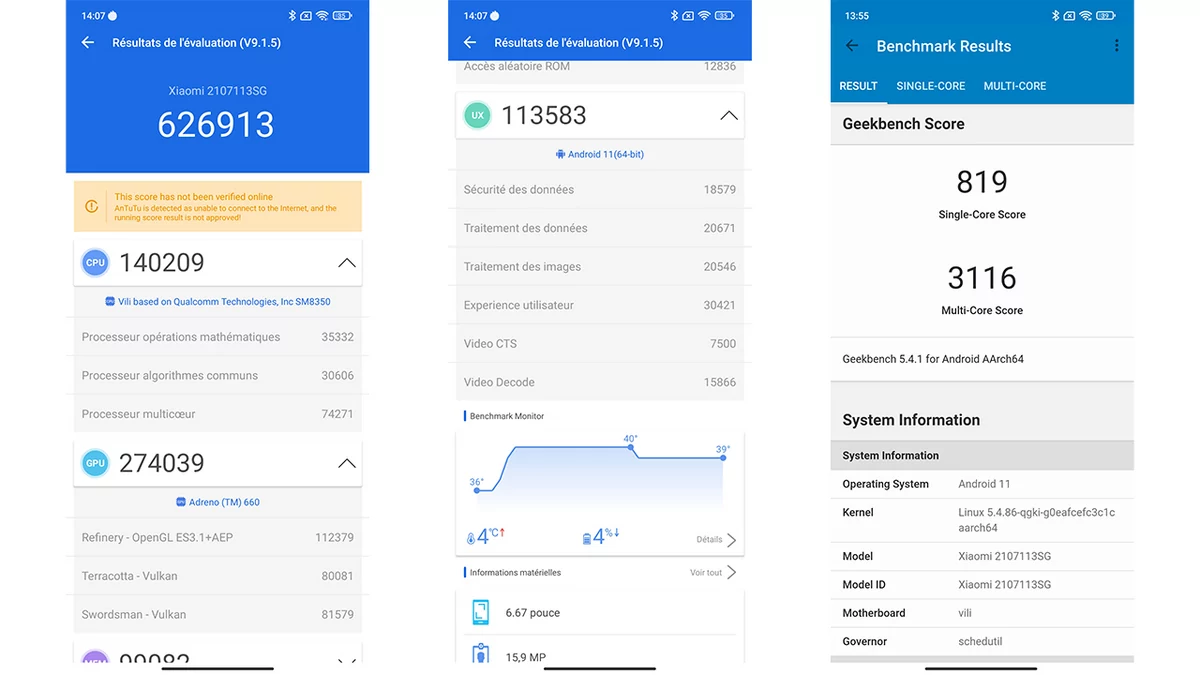 Xiaomi 11T Pro test © © Pierre Crochart pour Clubic