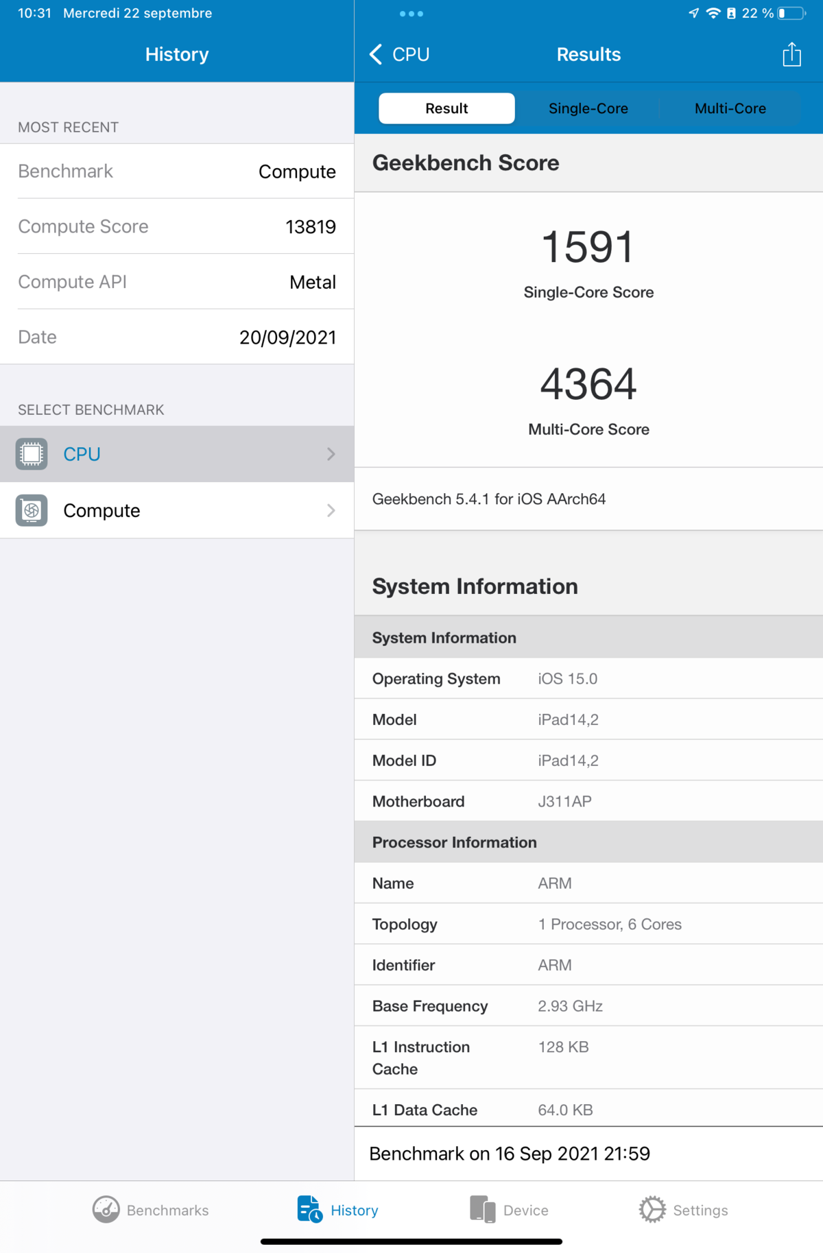 iPad mini 2021 test © Mathieu Grumiaux pour Clubic