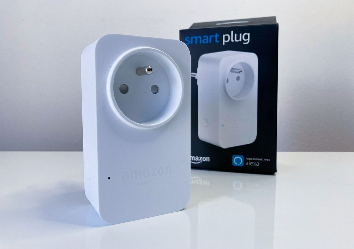 Amazon Smart Plug-Fonctionne avec Alexa-Certifié pour les humains Device-Blanc 