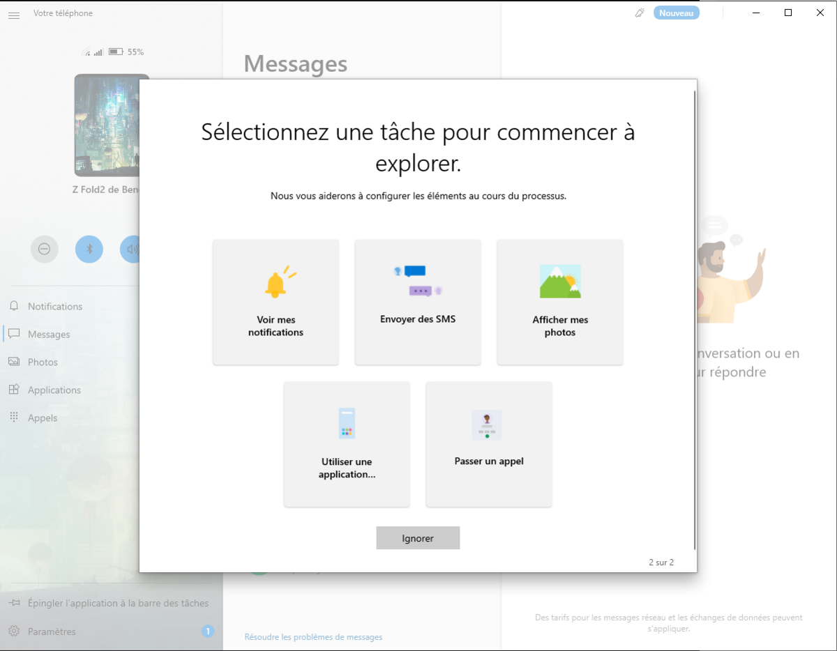 Assistant Votre Téléphone © Microsoft