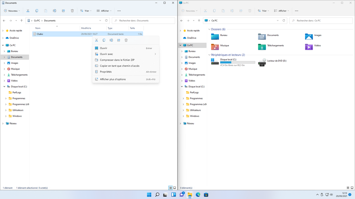 windows 11 explorer © Alexia Coué