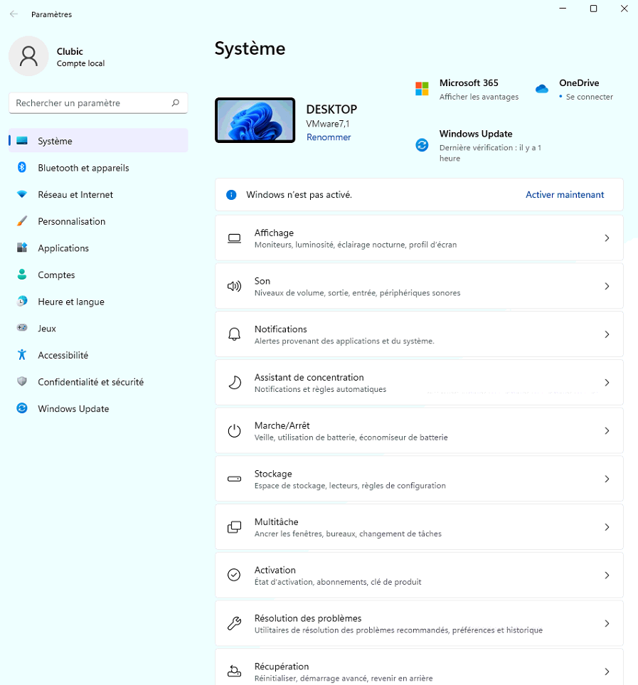 windows 11 paramètres © Alexia Coué