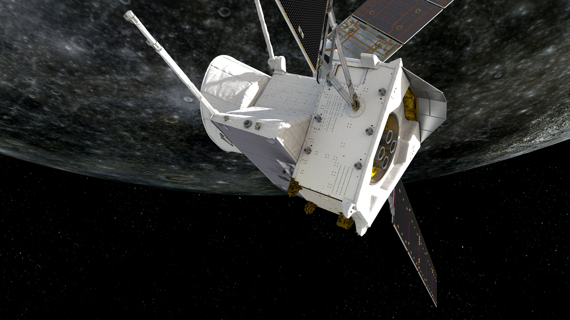 La sonde BepiColombo s'apprête à survoler Mercure à seulement 200 km !