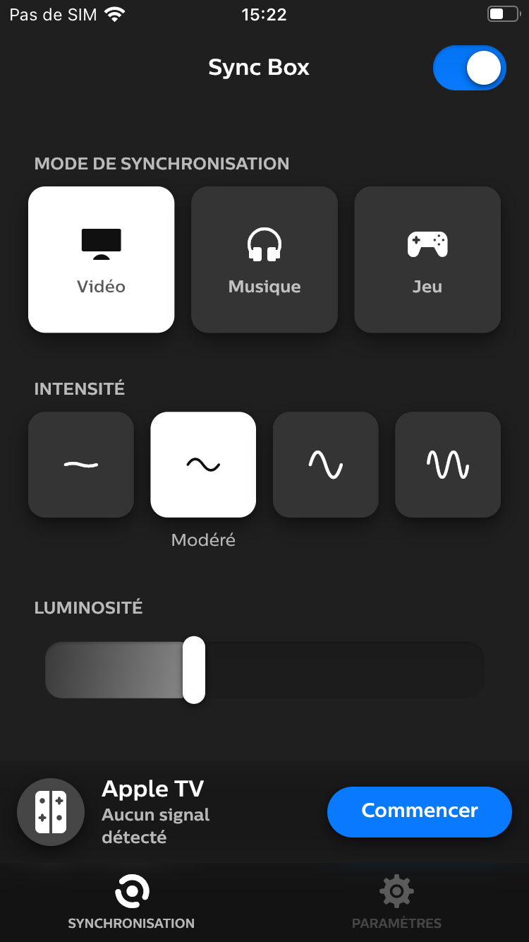 Boîtier de synchronisation Philips Hue Play HDMI Sync Box